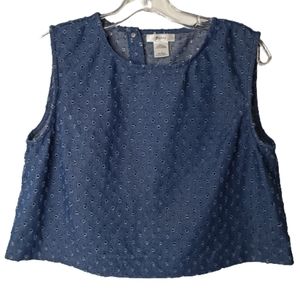 Esley lg. Crop top with winged open back